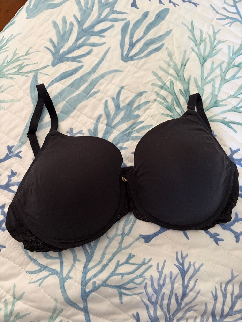 Natori Bliss Perfection Black Bra 34DD